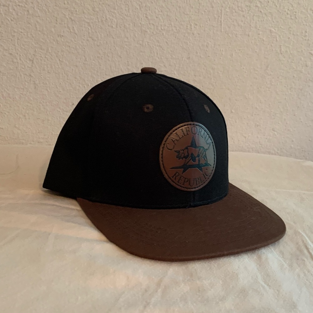 California Bear, Leather patch, SnapBack